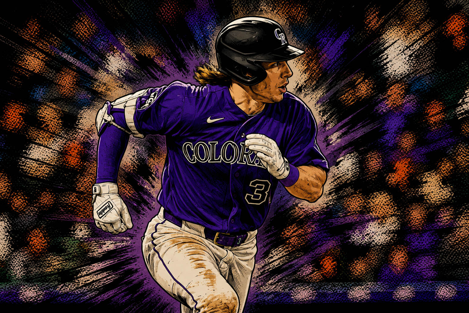 Jake McCarthy Homers Twice, Steals Two Bases in Historic Rockies Performance