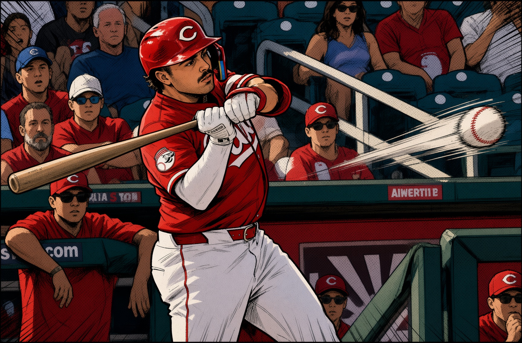 Sal Stewart Sets Reds Rookie RBI Record as Cincinnati Wins a Wrigley Slugfest